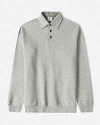 خرید و قیمت پولوشرت آستین بلند سلانیک مردانه طوسی 24386113