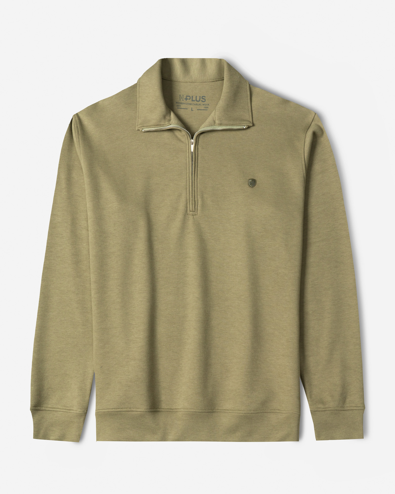 خرید و قیمت پلیور سلانیک نیم زیپ مردانه سبز زیتونی 24341128