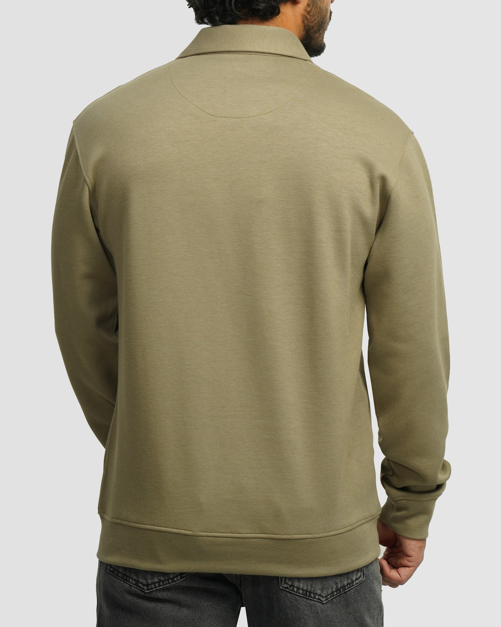 خرید و قیمت پلیور سلانیک نیم زیپ مردانه سبز زیتونی 24341128