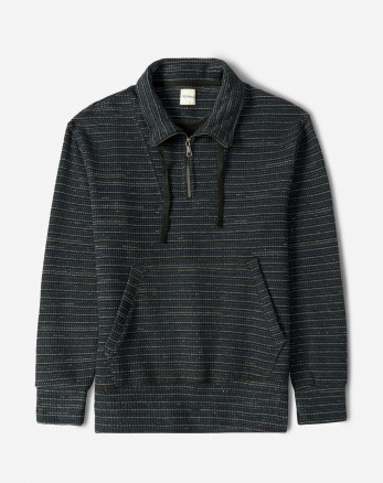 پلیور بافت نیم زیپ مردانه سرمه ای 24341136