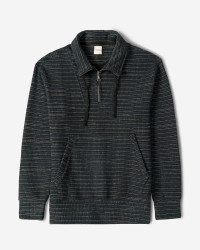 پلیور بافت نیم زیپ مردانه سرمه ای 24341136