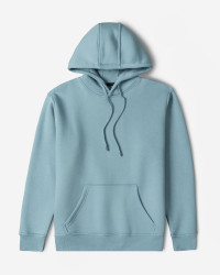 هودی کلاه دار ساده آبی 24371245