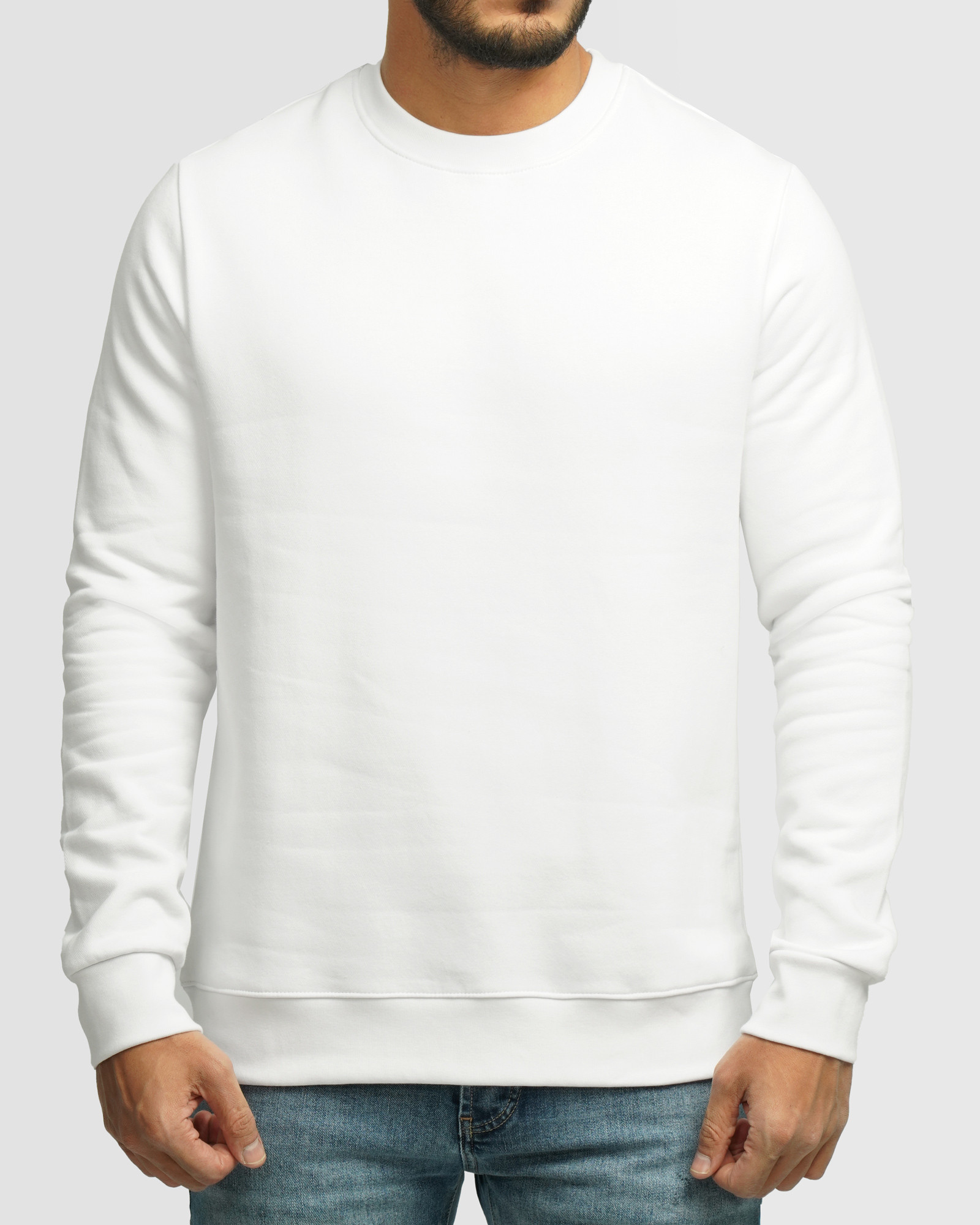 خرید و قیمت پلیور دورس یقه گرد مردانه سفید 24357241