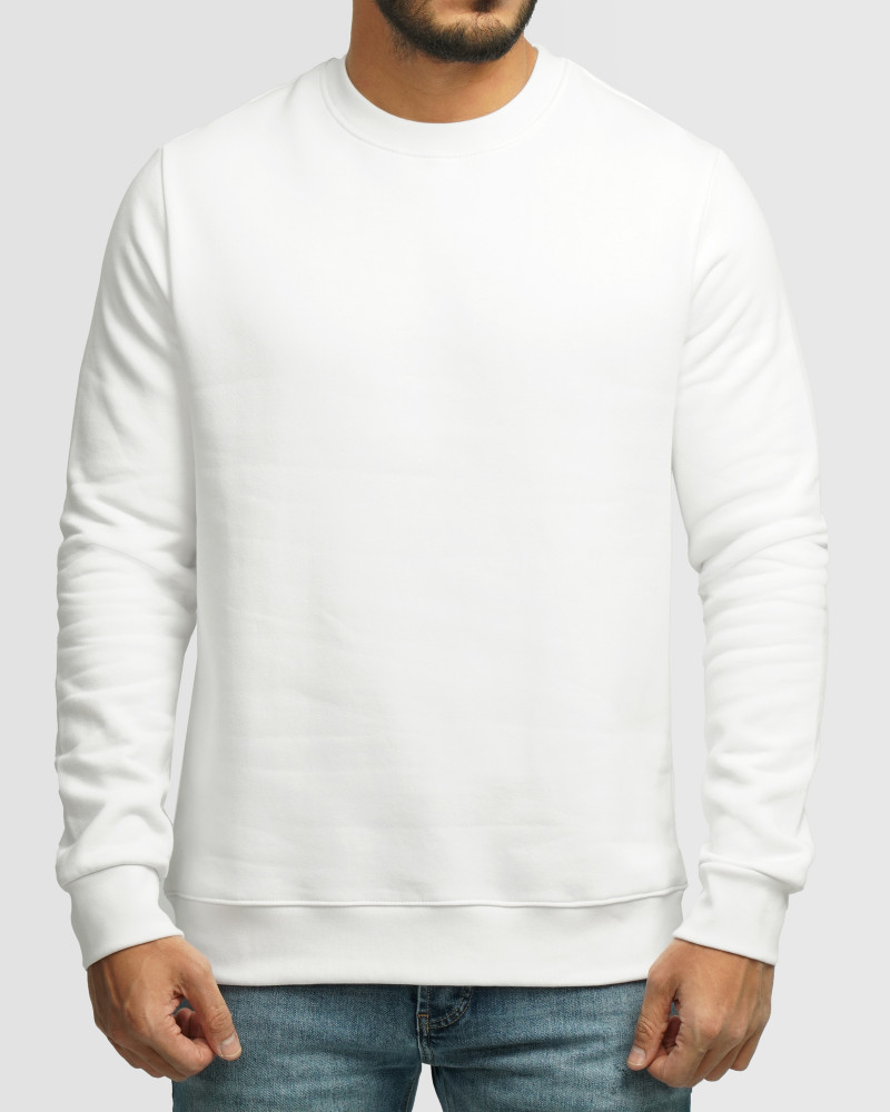 خرید و قیمت پلیور دورس یقه گرد مردانه سفید 24357241