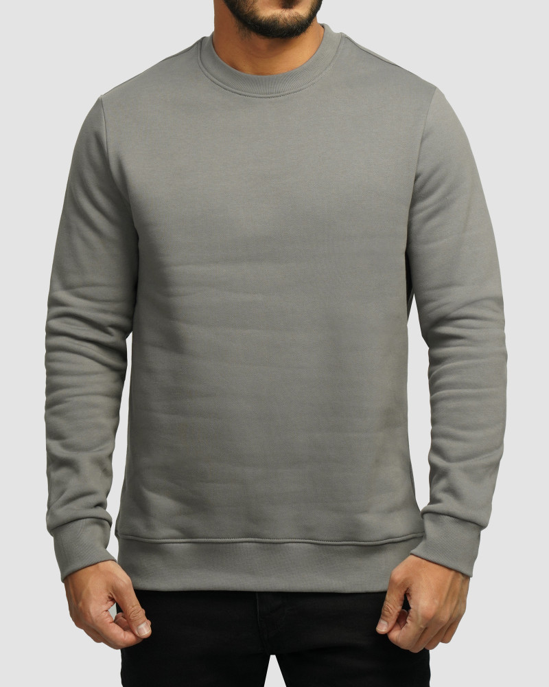 خرید و قیمت پلیور دورس یقه گرد مردانه خاکستری 24357241