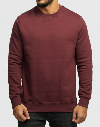 خرید و قیمت پلیور دورس یقه گرد مردانه زرشکی 24357241