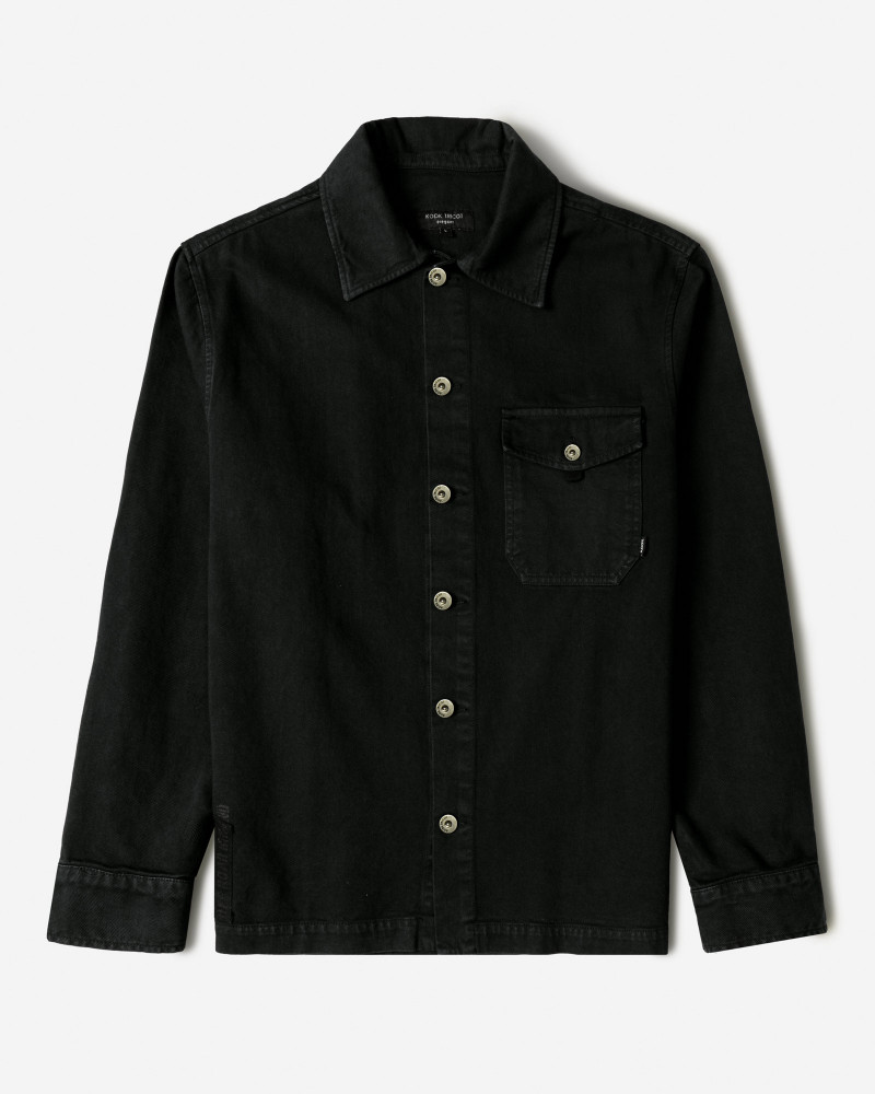 پیراهن کتان مردانه مشکی 24352300