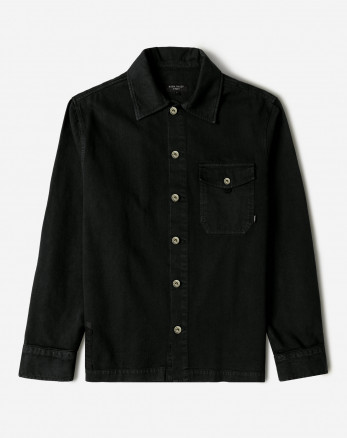 پیراهن کتان مردانه مشکی 24352300