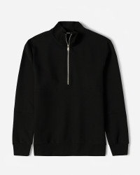 خرید و قیمت پلیور نیم زیپ مردانه مشکی 24341130