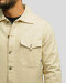 پیراهن کتان مردانه کرم روشن 24352300