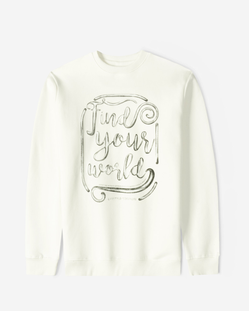 خرید و قیمت پلیور دورس یقه گرد مردانه سفید 24357244