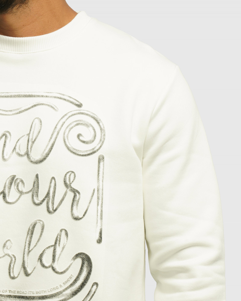 خرید و قیمت پلیور دورس یقه گرد مردانه سفید 24357244