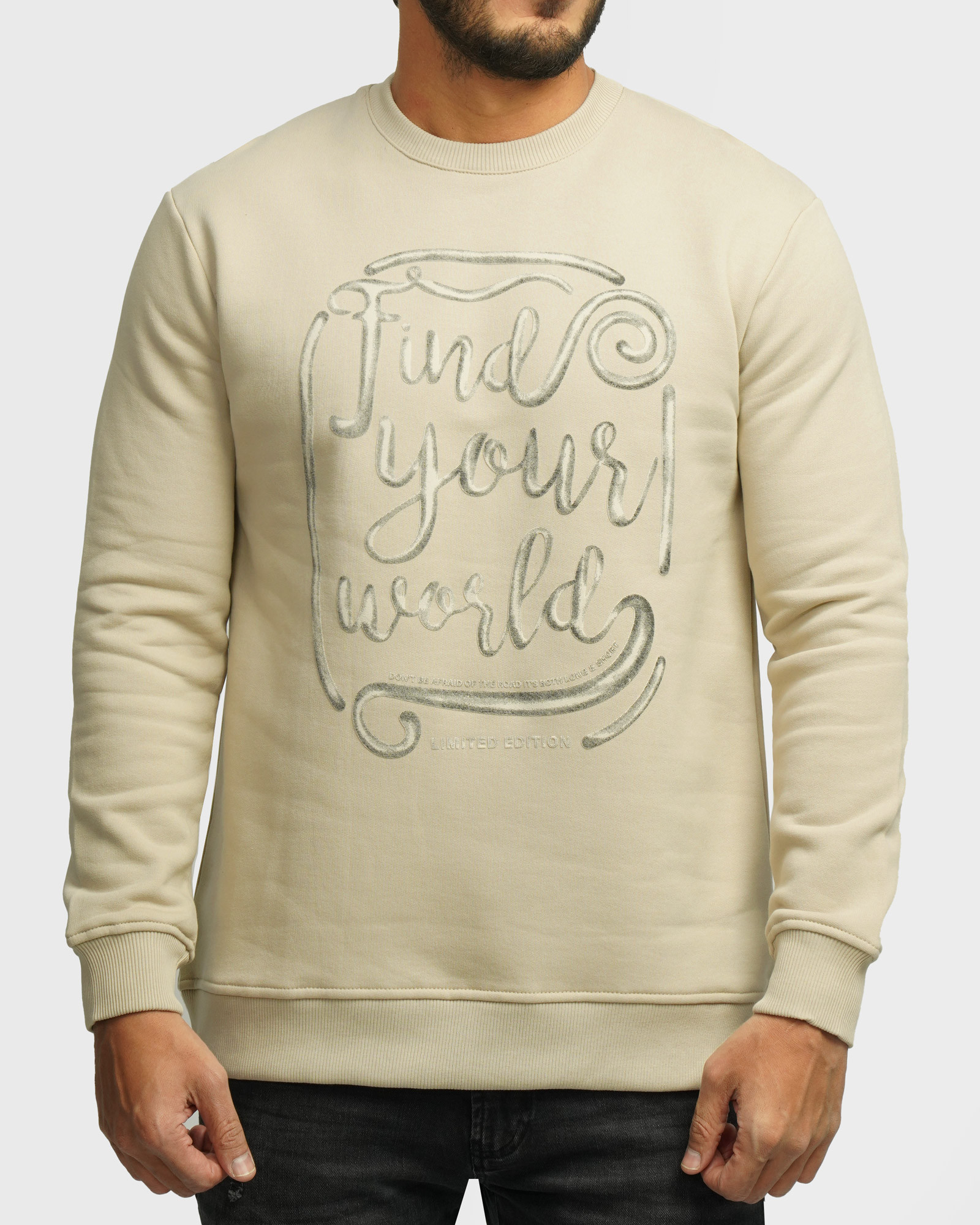 خرید و قیمت پلیور دورس یقه گرد مردانه کرم 24357244