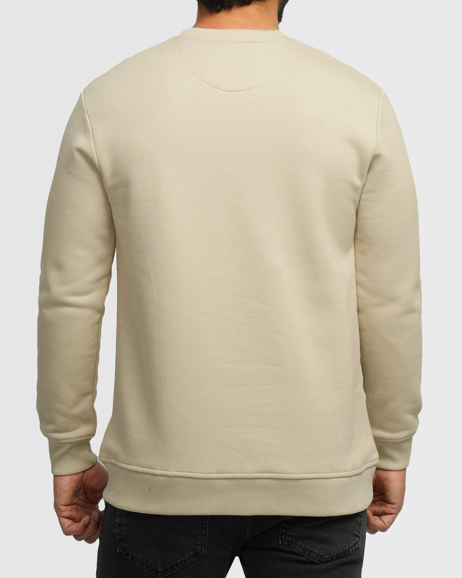 خرید و قیمت پلیور دورس یقه گرد مردانه کرم 24357244