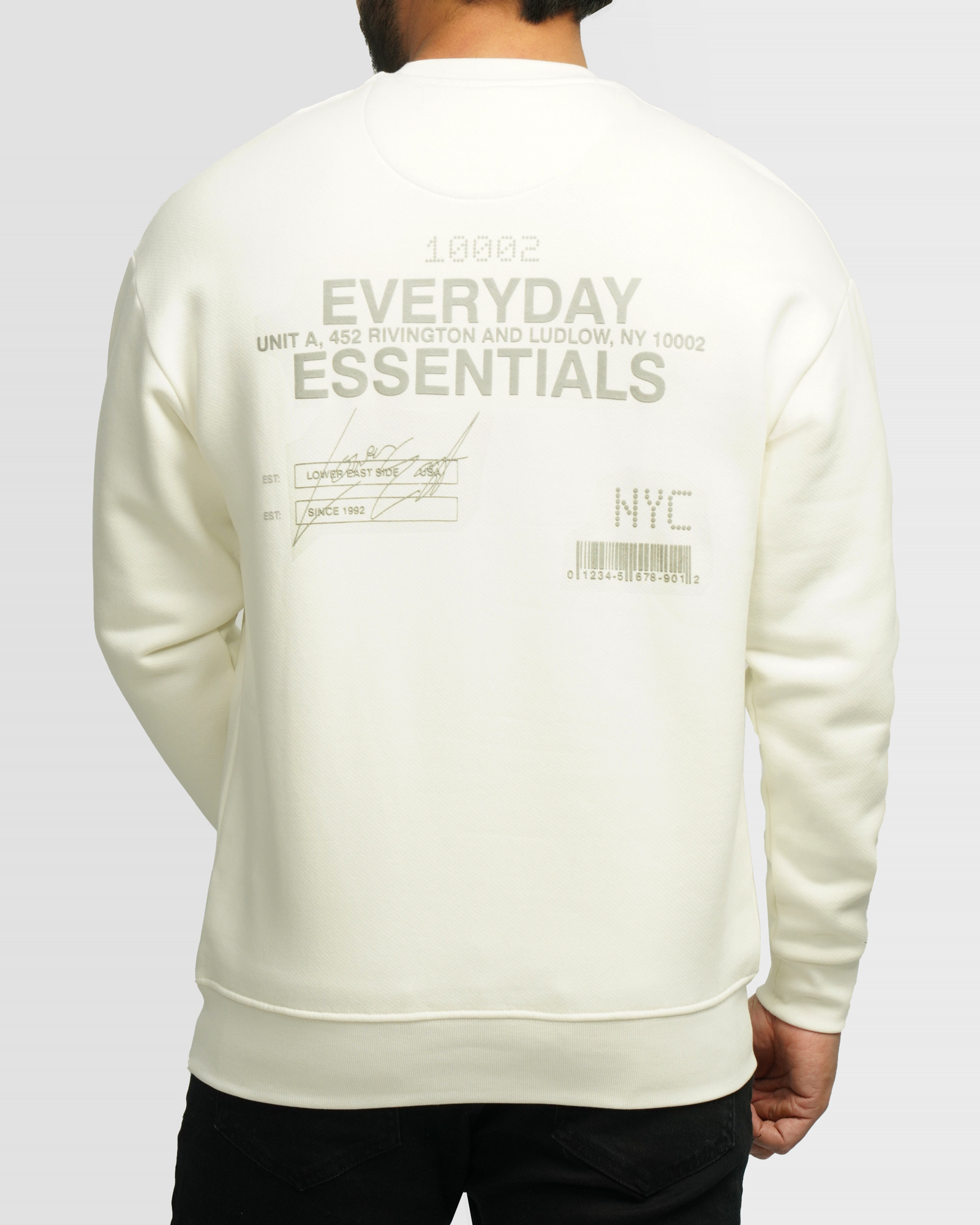 خرید و قیمت پلیور دورس یقه گرد مردانه سفید 24357249