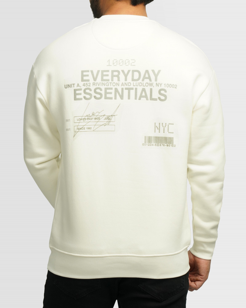 خرید و قیمت پلیور دورس یقه گرد مردانه سفید 24357249