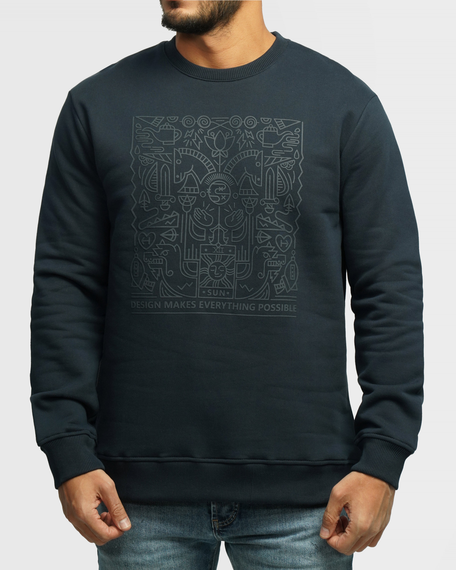 خرید و قیمت پلیور دورس یقه گرد مردانه سرمه ای 24357245