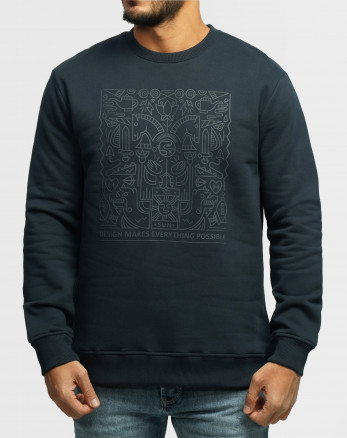 خرید و قیمت پلیور دورس یقه گرد مردانه سرمه ای 24357245