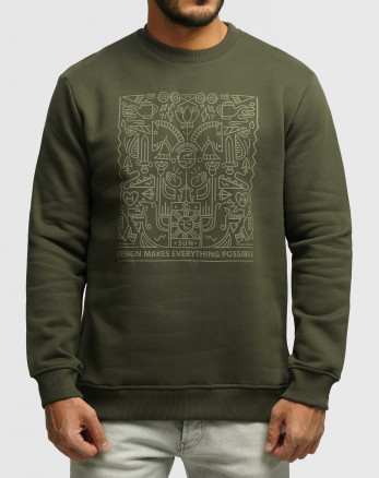 خرید و قیمت پلیور دورس یقه گرد مردانه سبز 24357245