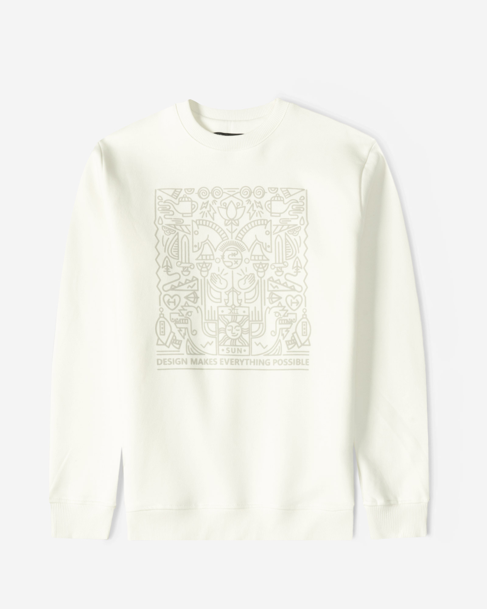 خرید و قیمت پلیور دورس یقه گرد مردانه سفید 24357245