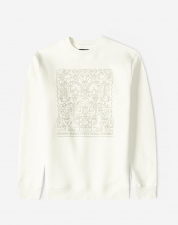 خرید و قیمت پلیور دورس یقه گرد مردانه سفید 24357245