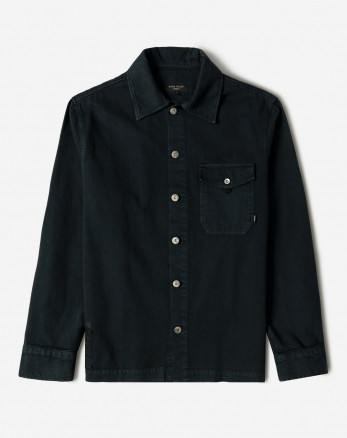 پیراهن کتان مردانه سرمه ای 24352300