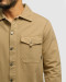 پیراهن کتان مردانه کرم 24352300