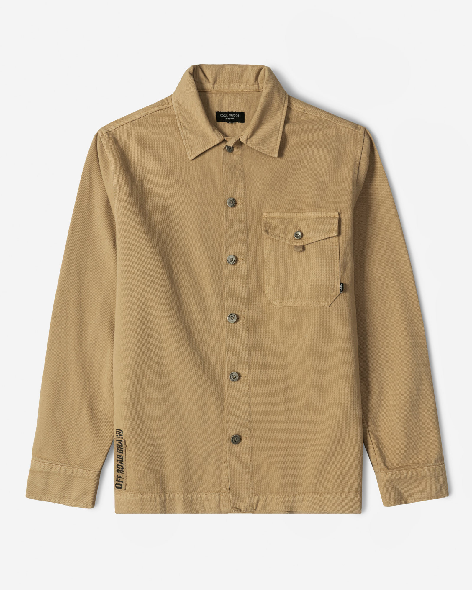 پیراهن کتان مردانه کرم 24352300