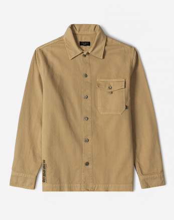 پیراهن کتان مردانه کرم 24352300