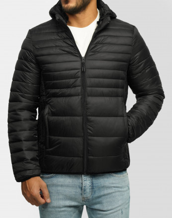 کاپشن مردانه کلاه دار 16383