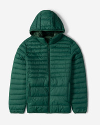 کاپشن مردانه کلاه دار سبز 24316383