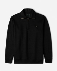 پلیور سلانیک نیم زیپ مردانه مشکی 24341128