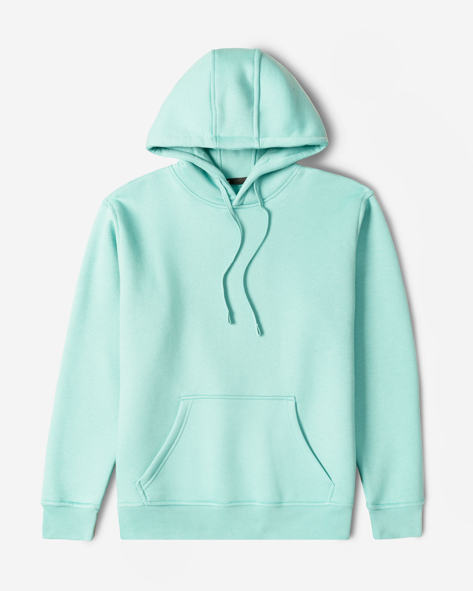 هودی کلاه دار ساده آبی فیروزه ای 24371245