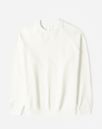 خرید و قیمت تیشرت آستین بلند یقه گرد ساده سفید 24328148