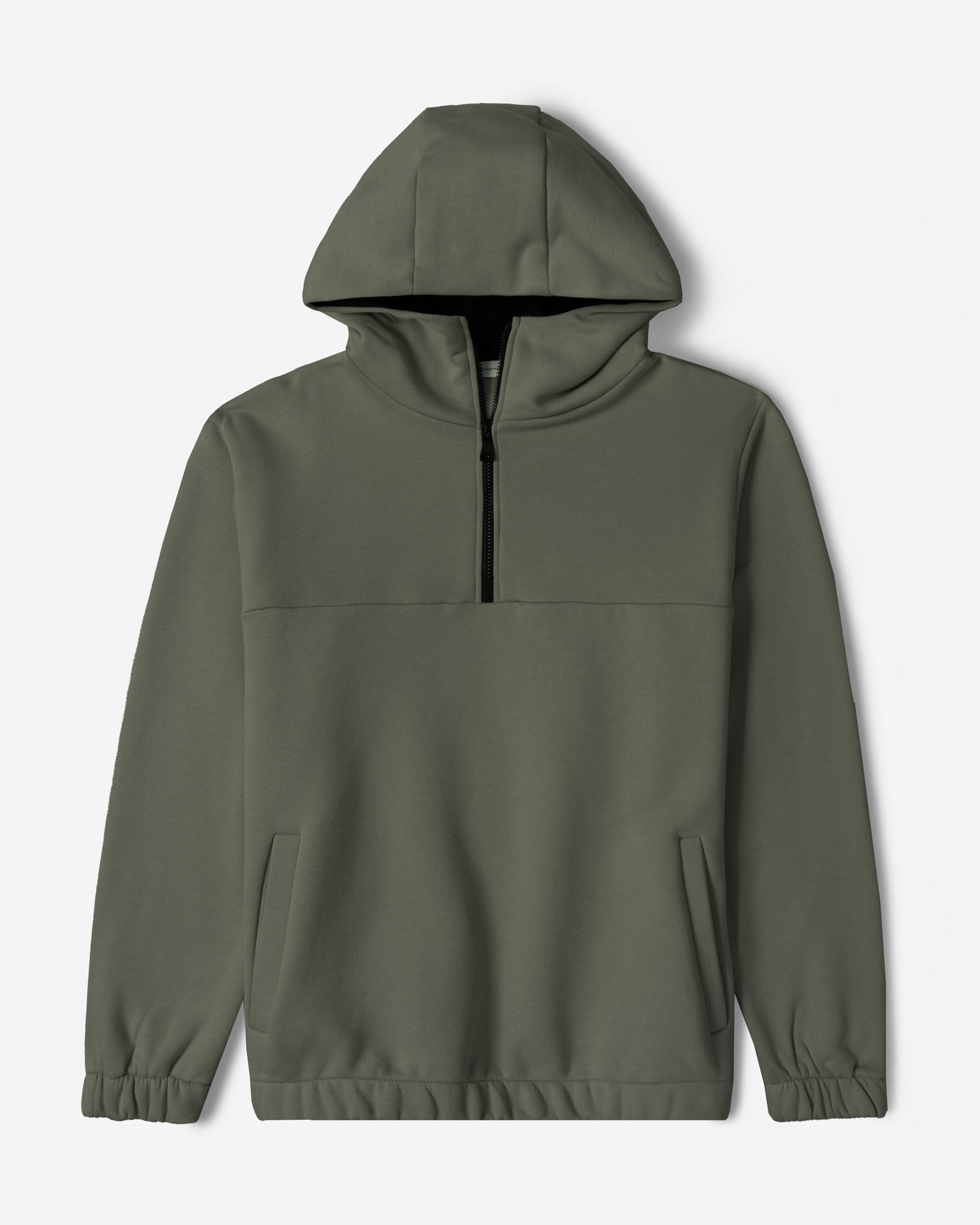 هودی نیم زیپ کلاه دار سبز 24271233