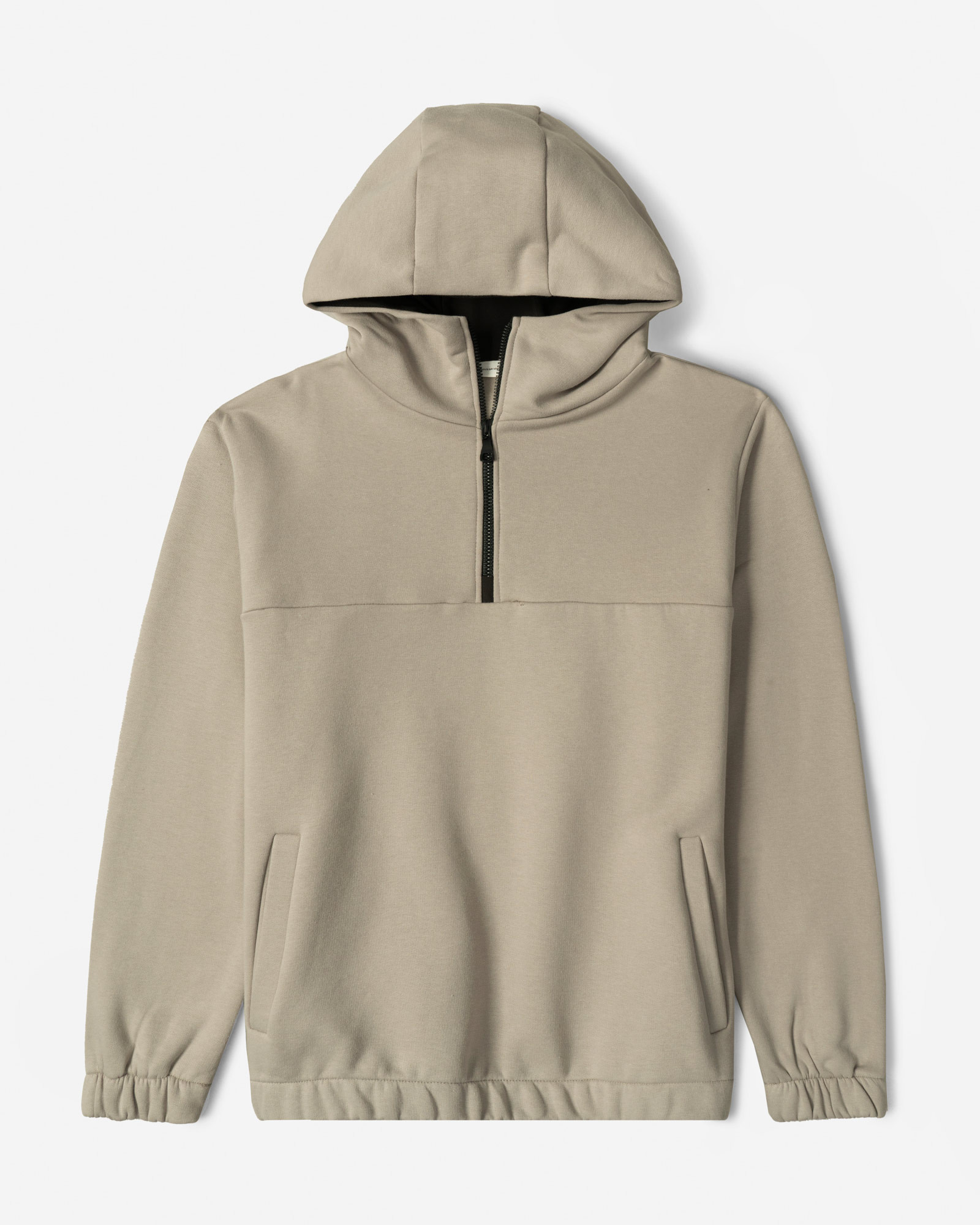  هودی نیم زیپ کلاه دار کرم 24271233 