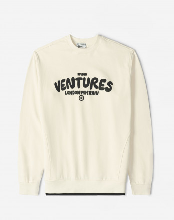 پلیور دورس یقه گرد مردانه کرم 24357253