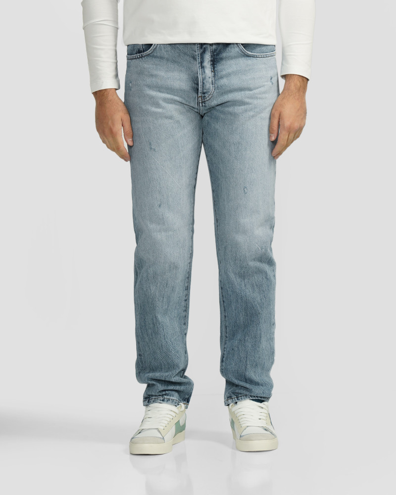 شلوار جین رگولار (Relax vintage) زاپ دار مردانه آبی 24312255
