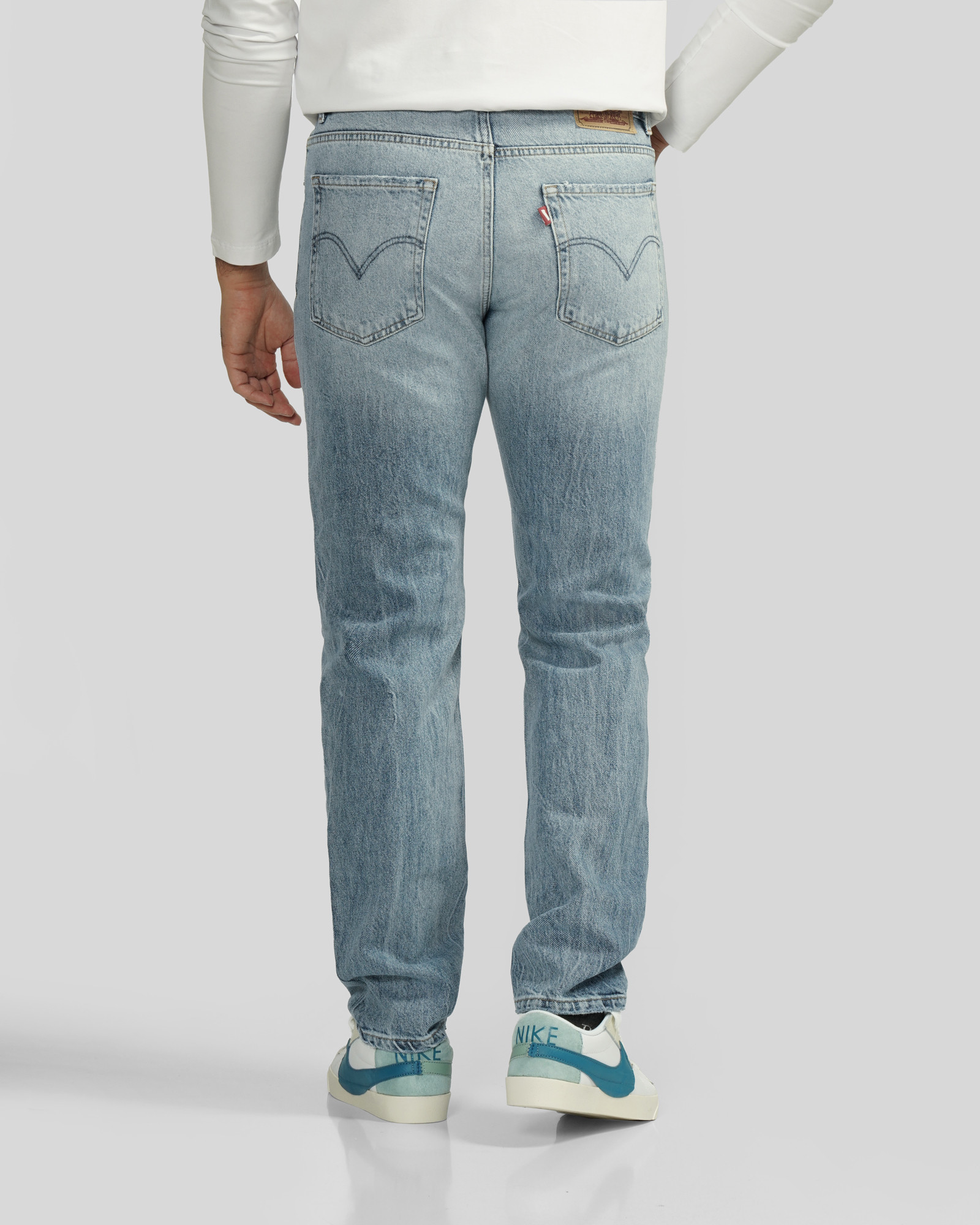 شلوار جین رگولار (Relax vintage) زاپ دار مردانه آبی 24312255