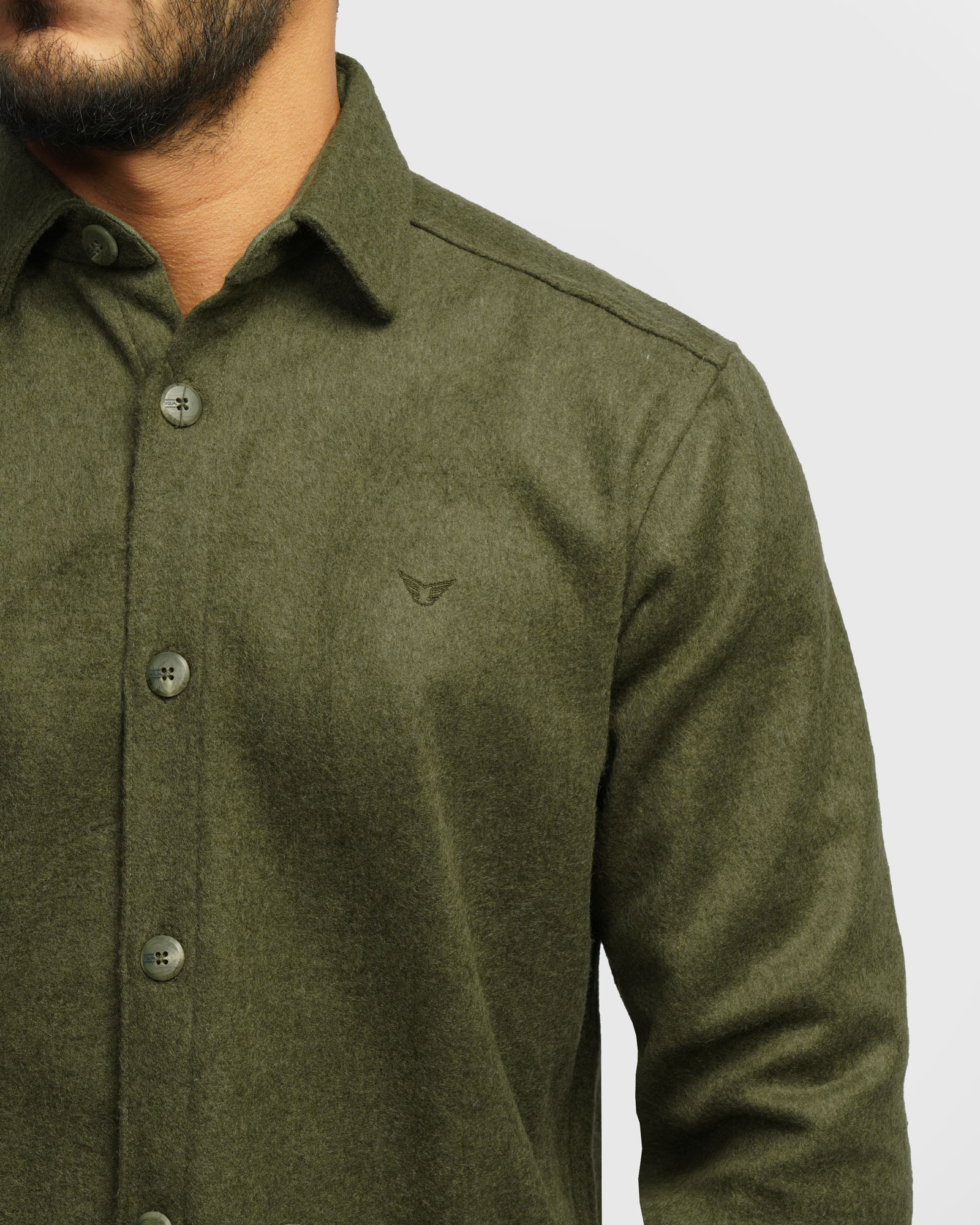 پیراهن ضخیم مردانه سبز 24352302