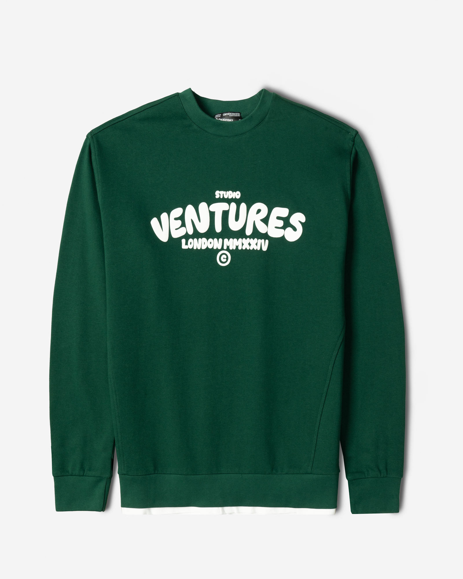 پلیور دورس یقه گرد مردانه سبز 24357253