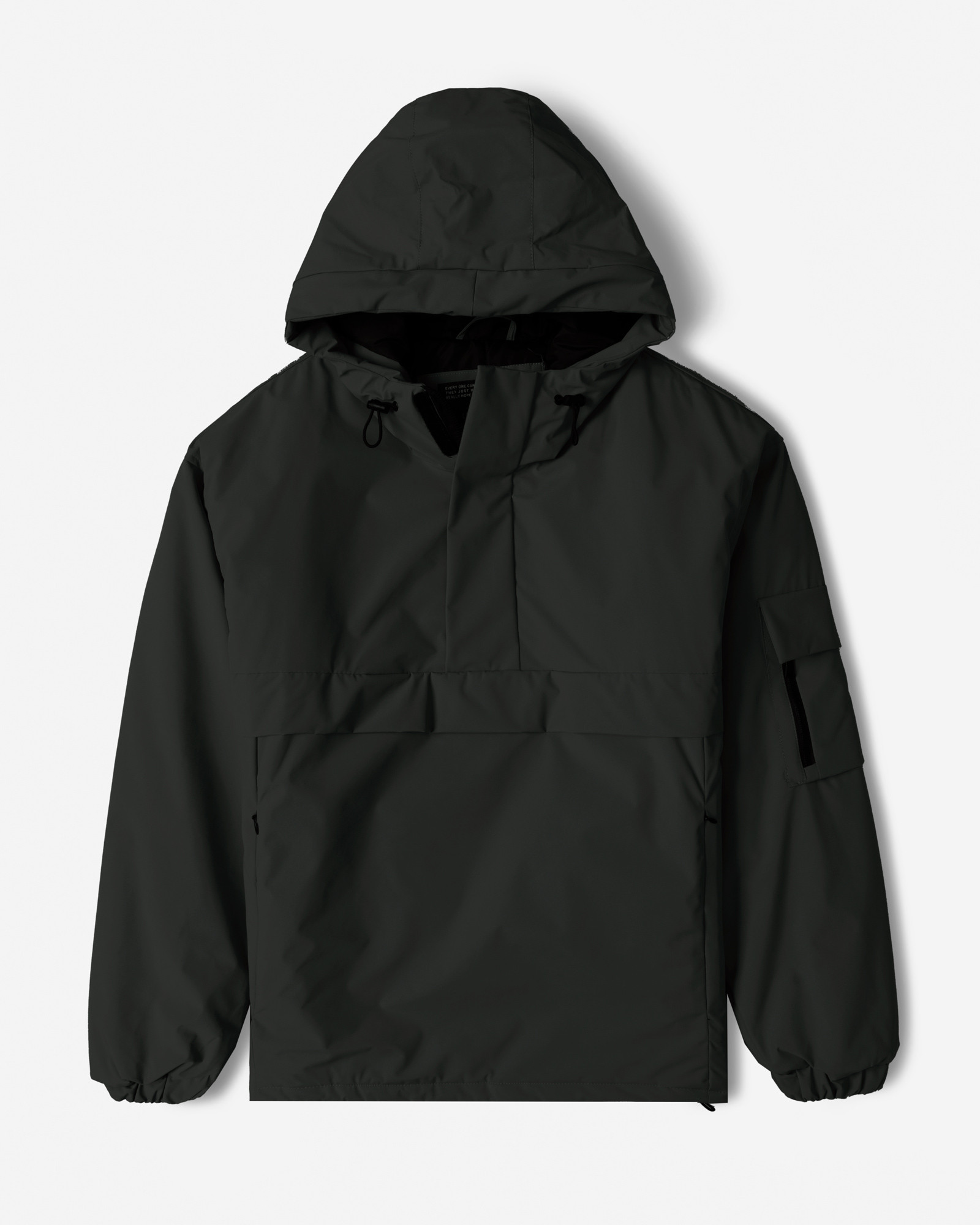 خرید و قیمت کاپشن مردانه کلاه دار مشکی 24216367