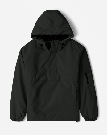 خرید و قیمت کاپشن مردانه کلاه دار مشکی 24216367