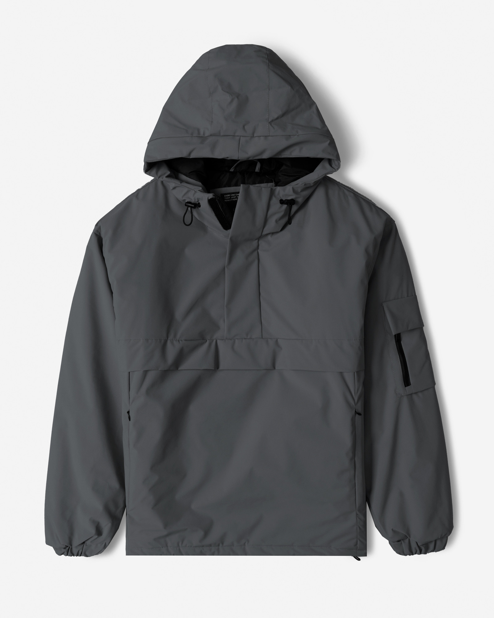 خرید و قیمت کاپشن مردانه کلاه دار خاکستری 24216367