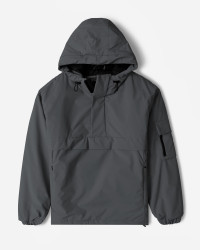 خرید و قیمت کاپشن مردانه کلاه دار خاکستری 24216367