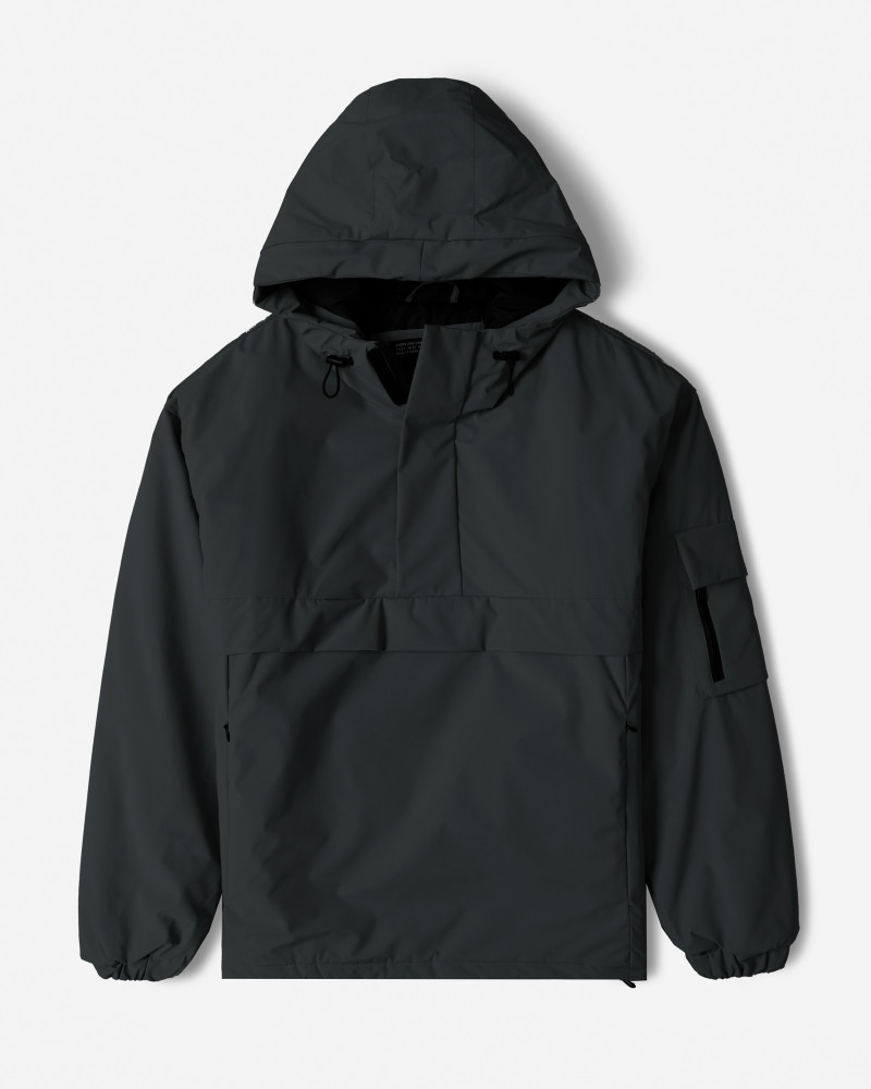 خرید و قیمت کاپشن مردانه کلاه دار سرمه ای 24216367