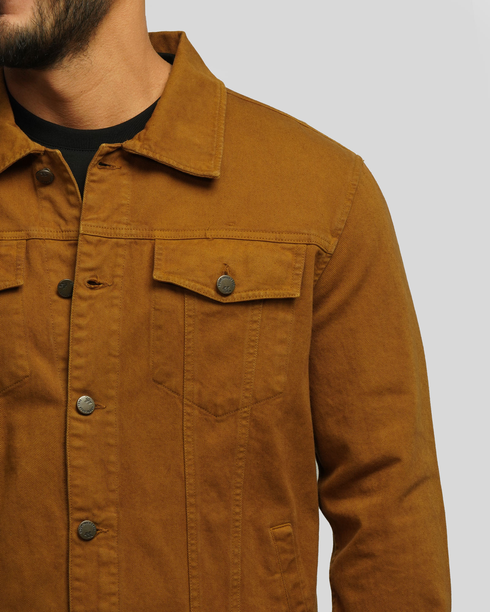 کت کتان مردانه آجری 24377108