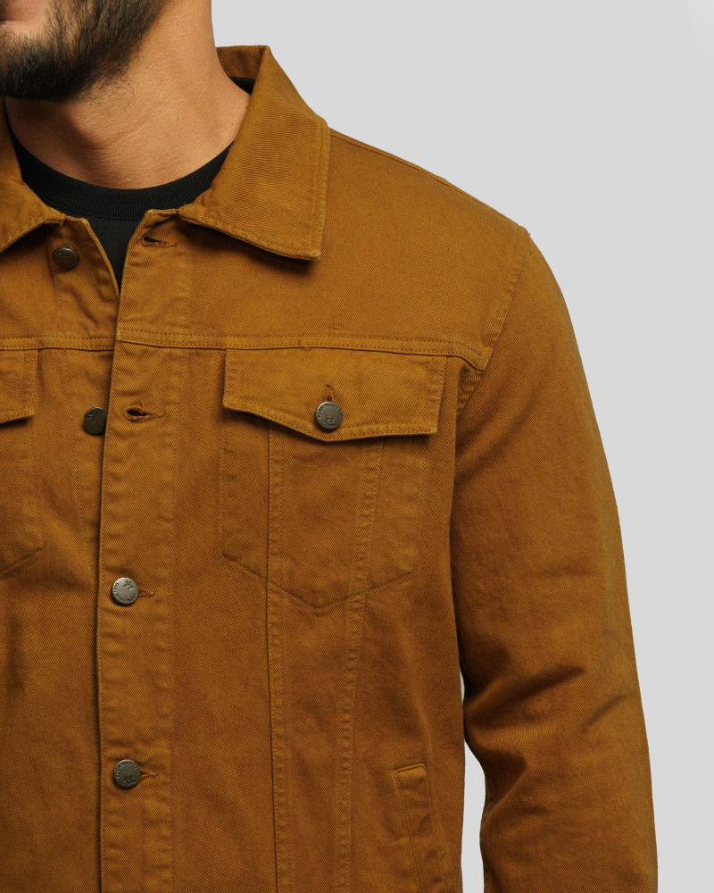 کت کتان مردانه آجری 24377108