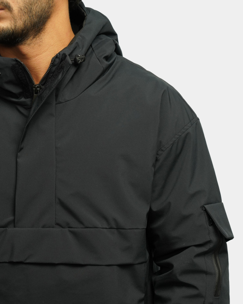 خرید و قیمت کاپشن مردانه کلاه دار سرمه ای 24216367