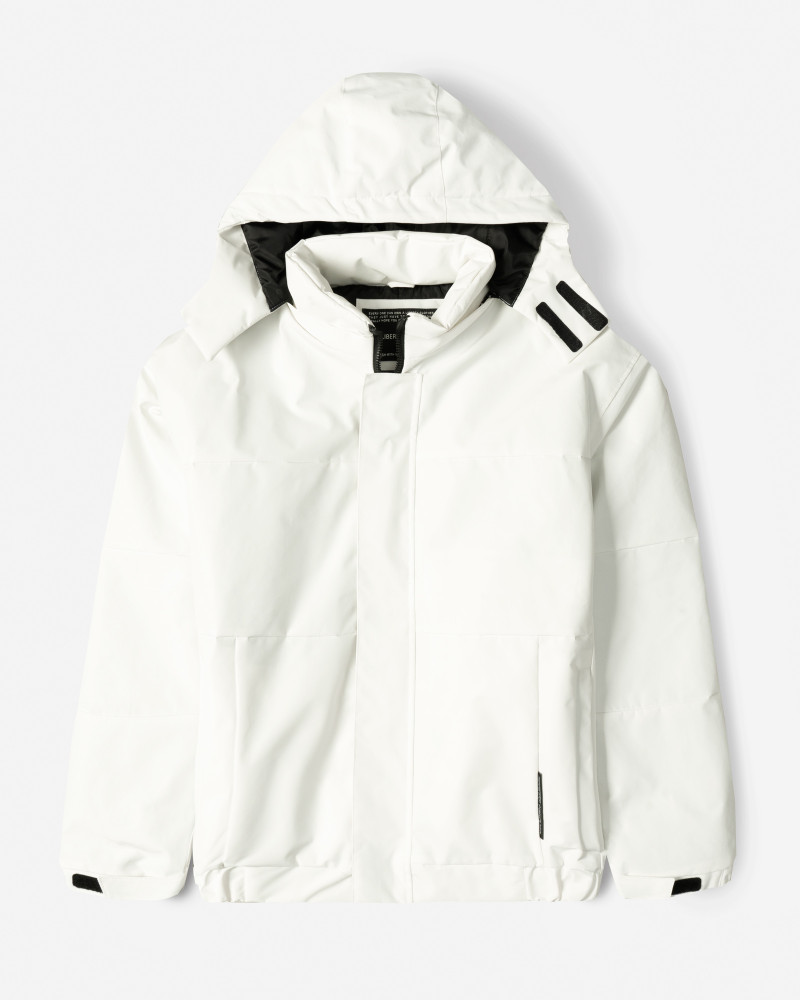 خرید و قیمت کاپشن مردانه کلاه دار سفید 24216369